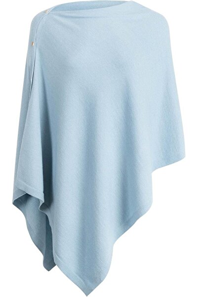 Puli Women's Versatile Knitted Scarf Poncho Sweater with Buttons Light Weight...