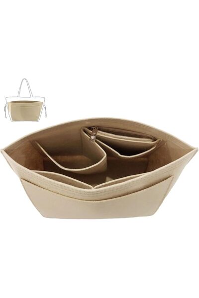 GENERAL Lmeison Purse Organizer Insert, Bag in Bag Felt Fabric Handbag Organi...