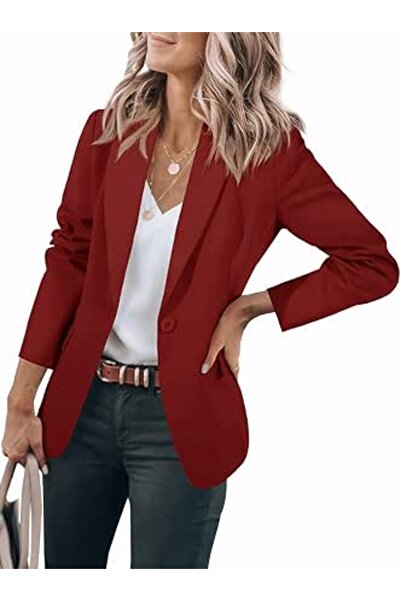 Cicy Bell Womens Casual Blazers Open Front Long Sleeve Work Office Suit Jacke...
