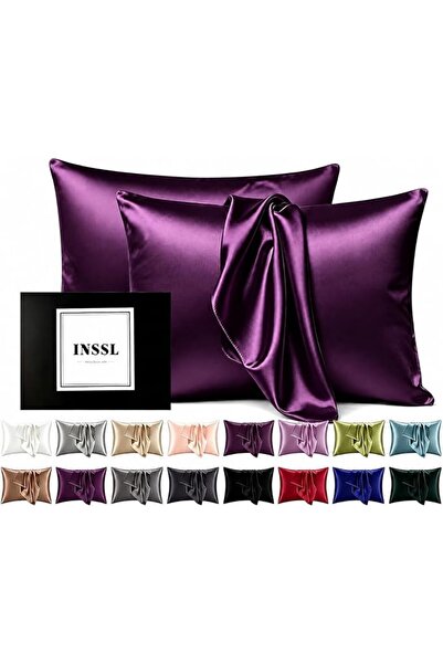GENERAL INSSL Silk Pillowcase f Women, Mulberry Silk Pillowcase for Hair and ...
