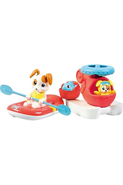 Toomies E73307C Tomy Sea Set Floating Helicopter and Rescue Raft Bundle – Wat...