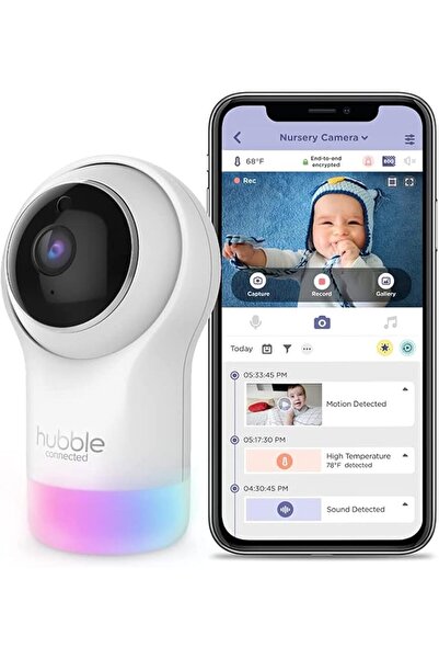 HUBBLE CONNECTED Nursery Pal Glow - Smart Baby Monitor for Infants| Babies wi...