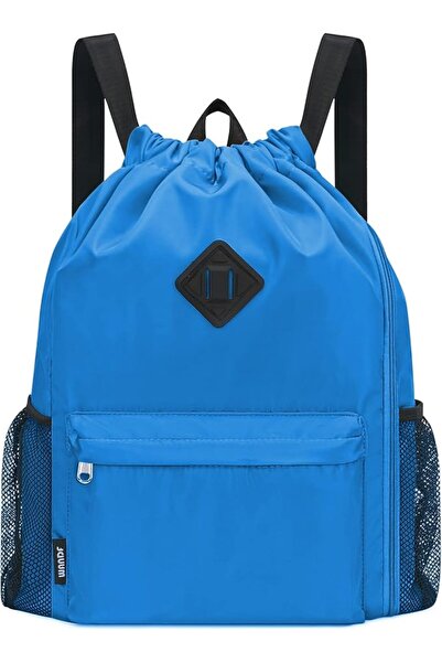 WANDF Drawstring Backpack Sports Gym Sackpack with Mesh Pockets Water Resista...