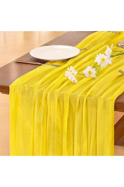 GENERAL Socomi Cheesecloth Table Runner 10ft Gauze Boho Rustic Dusty Pink Che...