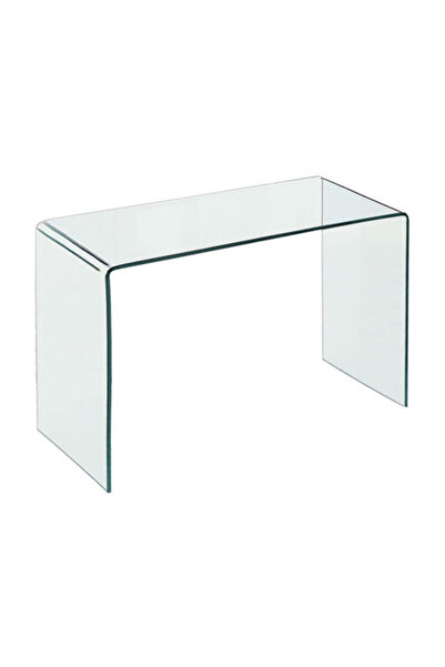 woodwell GLASSER Κονσόλα - Γραφείο Διάφανο Γυαλί 12mm