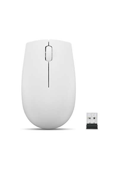 LENOVO Mouse wireless 300, 1000 DPI, Receptor USB 2.4GHz, Gri Cloud