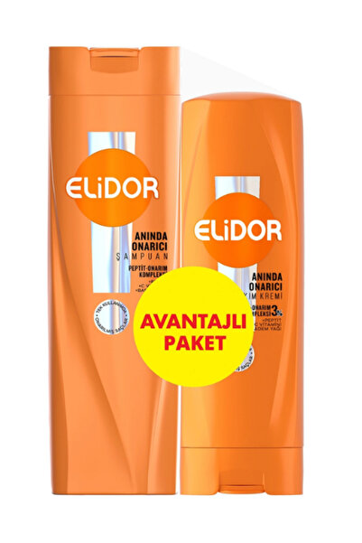 Elidor Anında Onarıcı 400 ML Şampuan + Saç Bakım Kremi 200 ML