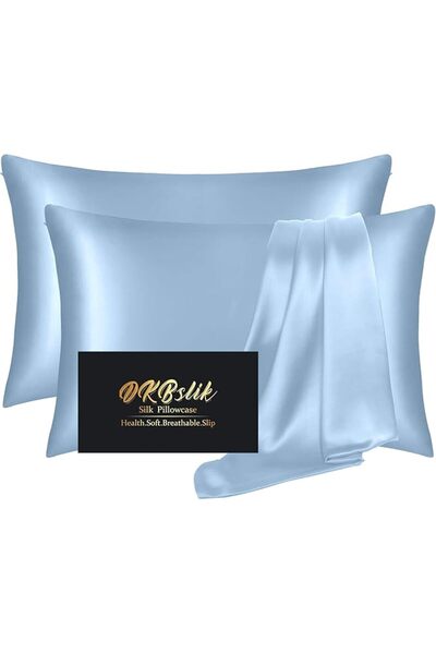 GENERAL Silk Pillowcase for Hair and Skin, Mulberry Silk Pillow Cases Queen S...