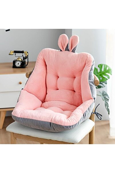 ALMEKAQUZ Semi-Enclosed One Seat Cushion with Backrest – Non-Slip, Thick & So...