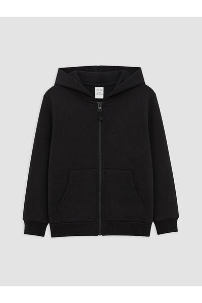 LC Waikiki Hooded Thick Boys' Zippered Sweatshirt (W6)