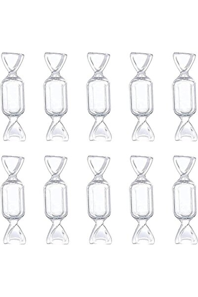 SYOSI Mini Jewelry Organizer, 10pcs Yellow Candy Shaped Jewelry Box Ring Orga...