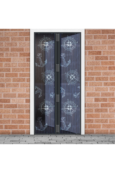 Alista Home Plasă magnetică anti-țânțari pentru ușă, 100x210 cm, sită anti-in...