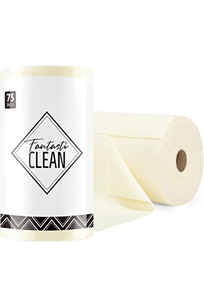 GENERAL Fantasticlean Microfiber Cleaning Cloth Roll -75 Pack, Tear Away Micr...