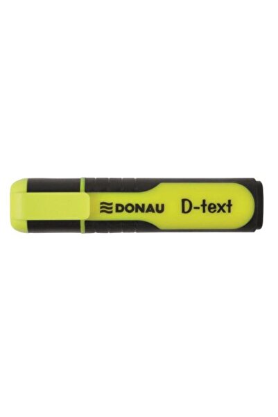 MC Micostore Textmarker DONAU D-text corp cu grip scriere de 1 -5 mm galben
