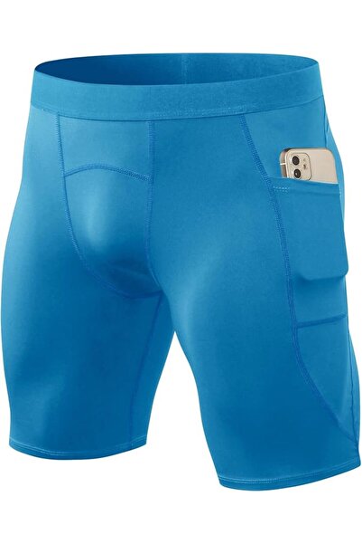 GENERAL SPVISE Compression Shorts Men Spandex Sports Shorts Workout Running G...