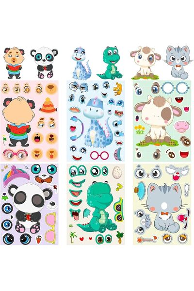 Generic 24 Sheets Car Stickers for Your Kids Make Your Own Stickers Car Theme...