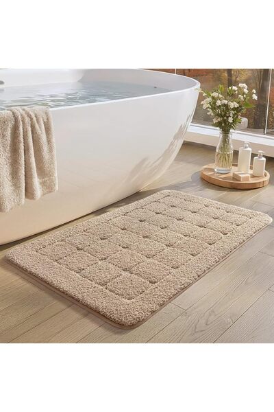 Color Geometry Color&Geometry Ultra Soft Bathroom Rug, Non Slip Machine Washa...