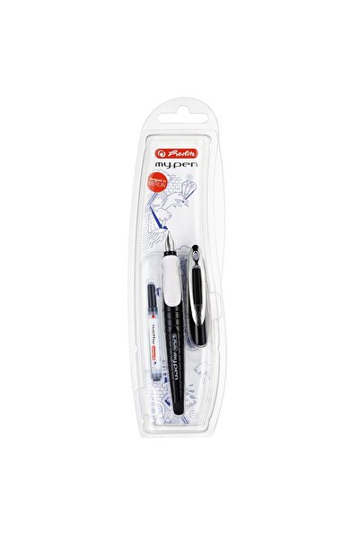 MC Micostore Stilou My Pen Negru/Alb Dreptaci in cutie Herlitz