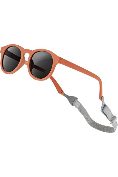 SYOSI Adjustable Polarized Baby Sunglasses with UV 400 Protection - Soft Sili...