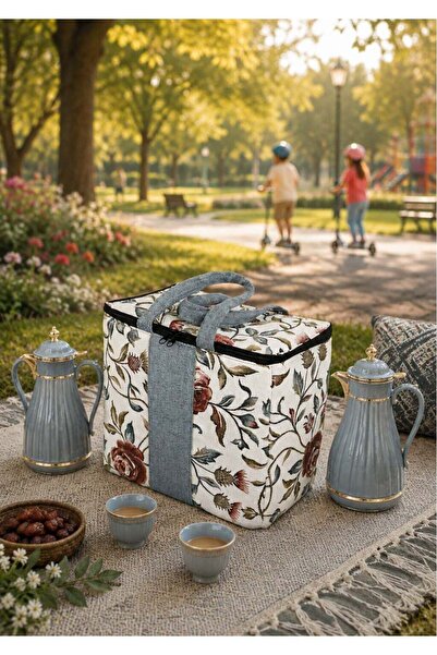 HOMEVEO Premium Quality Fabric Trammes Basket for Organizing and Storing Tram...
