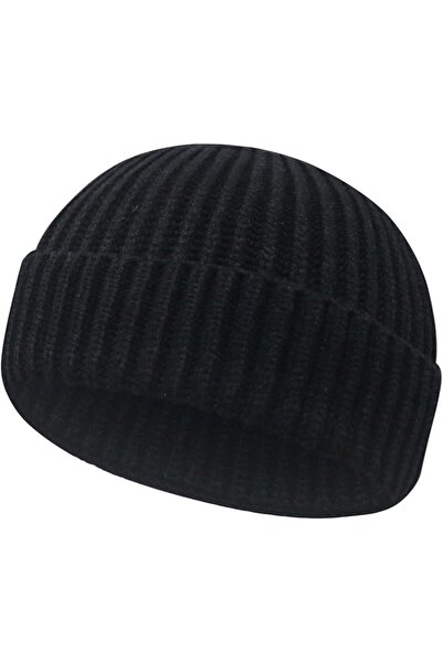 GENERAL Wool Fisherman Beanies for Men Women Short Cuff Knit Beanie Winter Wa...