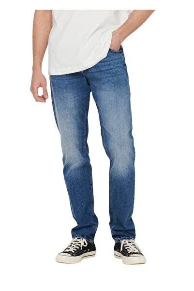 Only & Sons Avi Carrot Jeans 22024935 - DM Blue - w32-l32
