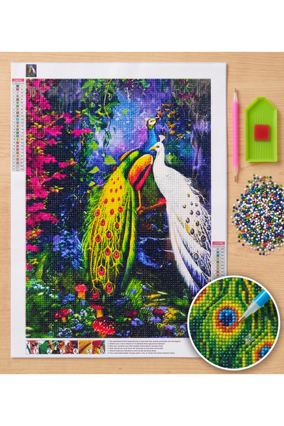 LİVA CRAFT Art & Craft Diamond Mosaic Painting, Diamond Painting Puzzle 40 X ...