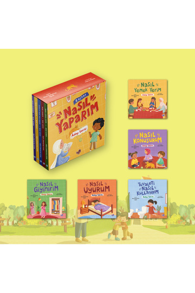 Puset Kitap Nasıl Yaparım (Adap Seti, 5 Kitap)