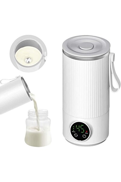 KASTWAVE Portable Baby Bottle Warmer & Mixer for Travel - Battery-Operated wi...