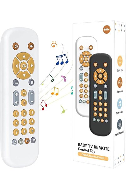 KASTWAVE Baby Remote Control Toy, Realistic Controller for Toddlers, Early Nu...
