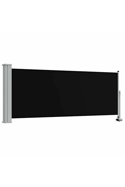 vidaxl Copertină laterală retractabilă, Negru, 100 x 300 cm