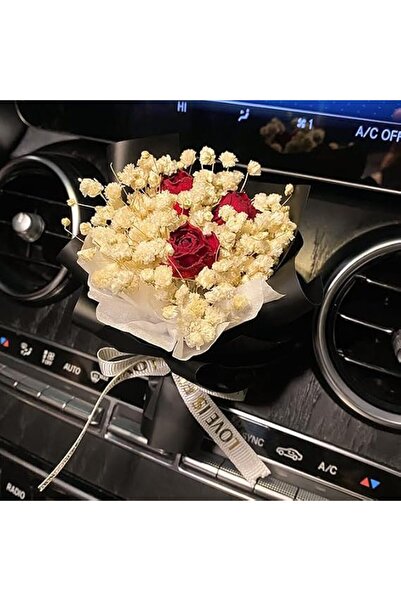 Generic Interior - Mini Rose Bouquet Car Air Vent Clip Creative Flowers Mini ...