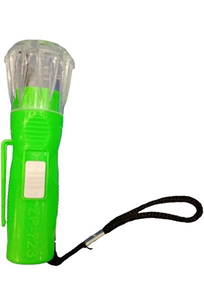Habbaa Portable Mini Flashlight Multi Use - Green LED Lantern with Ergonomic ...