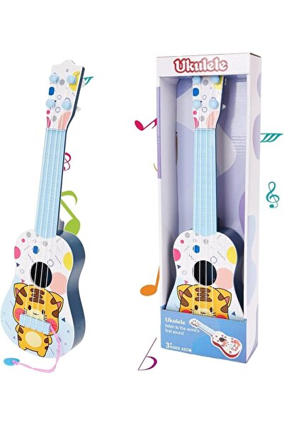 KASTWAVE Kids Ukulele Guitar Toy, 41cm Mini Guitar with 4 Adjustable Strings,...