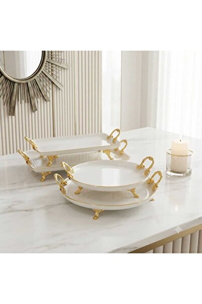 Buldem 4 Piece Original Porcelain Presentation Set |   Stylish Serving and Ca...