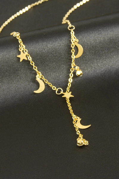 SORA GROUP Star crescent y necklace