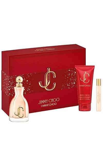 Jimmy Choo Set cadou I Want Choo, Femei, Apă de parfum 100ml, Loțiune de corp...
