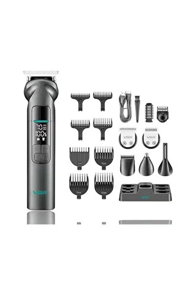 VGR V-096 IPX7 Professional Hair Trimmer Kit, 14-in-1 Waterproof Grooming Set...