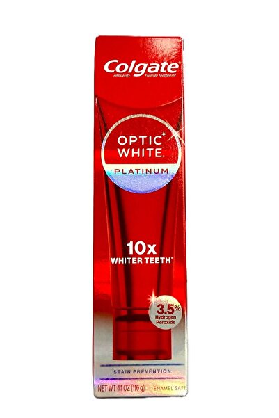 Colgate - (296) Optical Platinum 10x Toothpaste (4-in-1 Effect) 116g BBD:28NO...