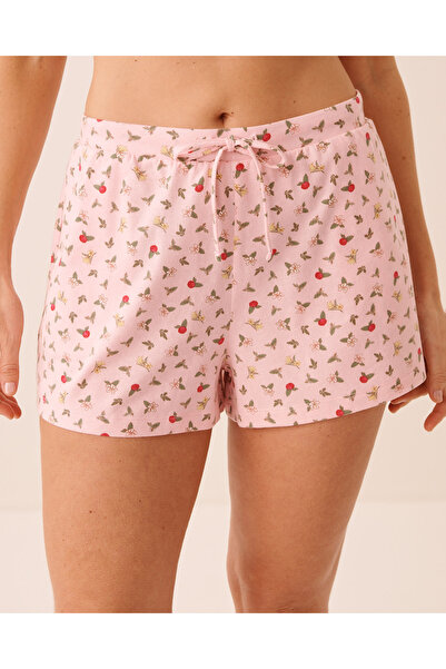 La Vie en Rose Ditsy Floral Print Cotton Pyjama Shorts