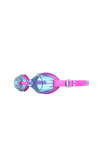 SPEEDO نظارات جيت جونيور (لون وردي مبهج/لون أزرق مائي، مقاس واحد)