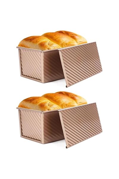 Generic Pullman Loaf Pan with Lid, 2Pack Non-Stick Bread Toast Mold Box with ...