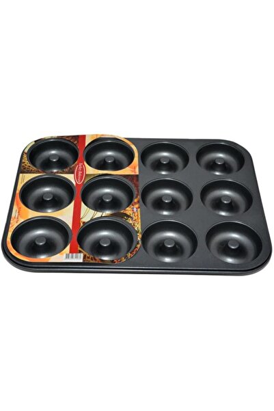 Generic Home Maker 12-Cup Donut Pan – Premium Turkish-Made Non-Stick Bakeware...