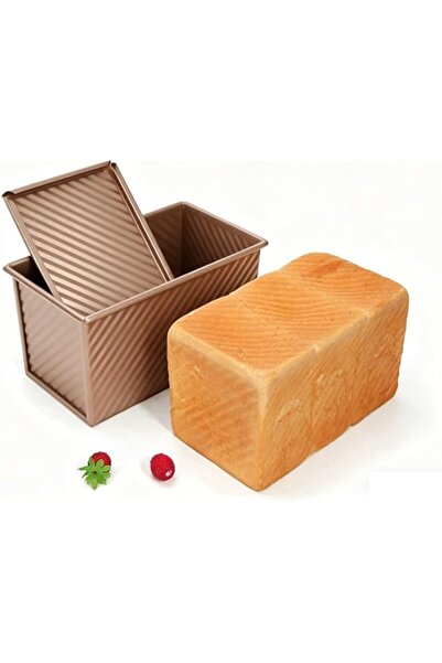 Generic EKIND Loaf Pan With Lid, Non-Stick Carbon Steel Pullman Bread Cover M...