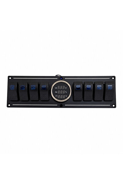 Teknegaraj Switch Panel 8’li Dijital Su Seviye + Katı Su Seviye + Voltmetre K...