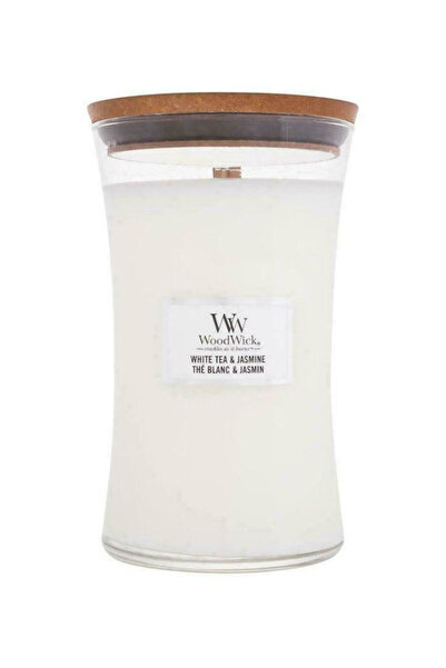 Other WoodWick Αρωματικό Κερί σε Βάζο με Άρωμα White Tea & Jasmine Λευκό 609.5gr