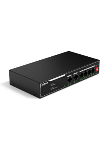DAHUA SF1006LP Μη διαχειριζόμενος διακόπτης L2 PoE+ με 6 θύρες Ethernet