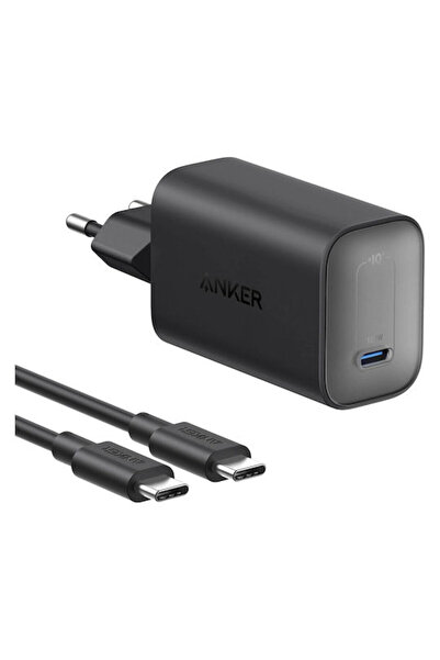 Anker Φορτιστής με θύρα USB-C και καλώδιο USB-C σε USB-C 100W Μαύρο Νάνο