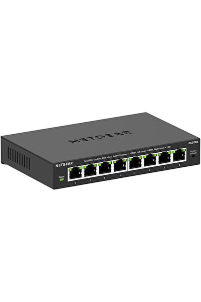 NETGEAR GS308E-400EUS Μη διαχειριζόμενος διακόπτης L2 με 8 θύρες Gigabit Ethe...
