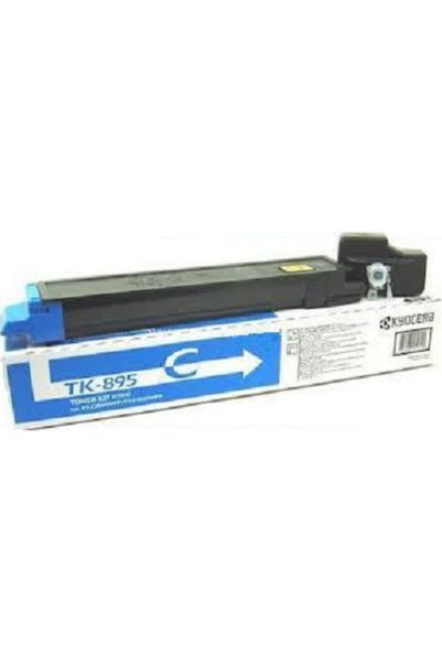 KYOCERA TK-895C Γνήσιο Τόνερ Εκτυπωτή Λέιζερ Κυανό 6000 Σελίδες (1T02K0CNL0)